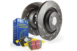 Slotted rotors feature a narrow slot to eliminate wind noise.