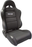 Sportsman Racing Seat - Right - Black Vinyl/Vlur