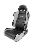 Sportsman Racing Seat - Left - Gray Vinyl/Velour