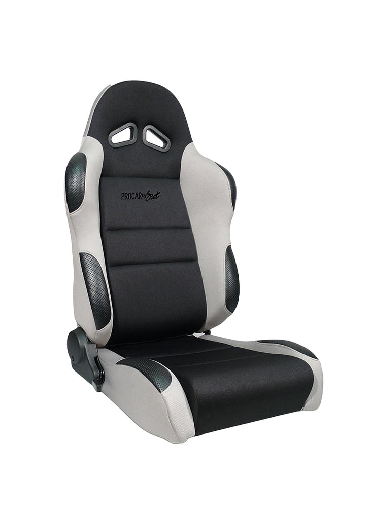 Sportsman Racing Seat - Left - Gray Velour