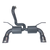 Black Dual Axle Back Exhaust System