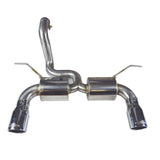 Polished Dual Axle Back Exhaust System