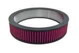 Air Cleaner Element 14in X 3in Round with Red