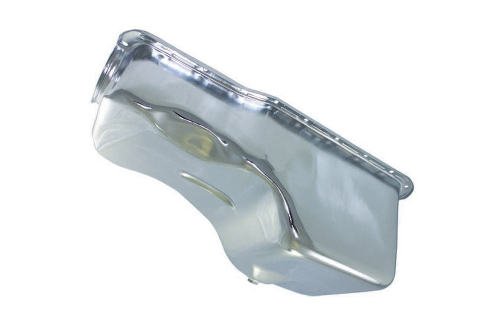 65-87 SBF Steel Stock Oil Pan Chrome