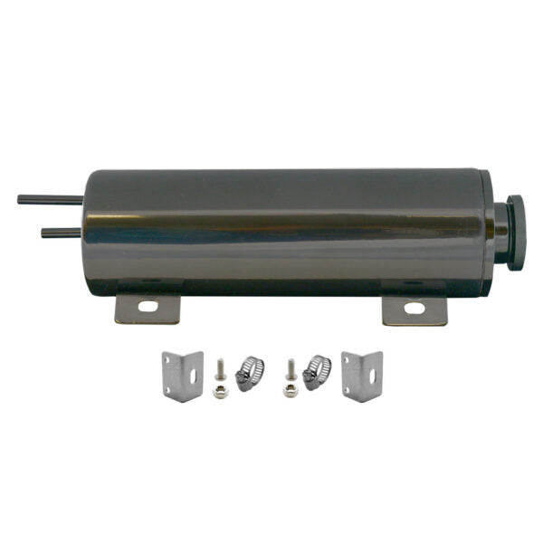 Radiator Overflow Tank 3 in x 10in Black Stainles