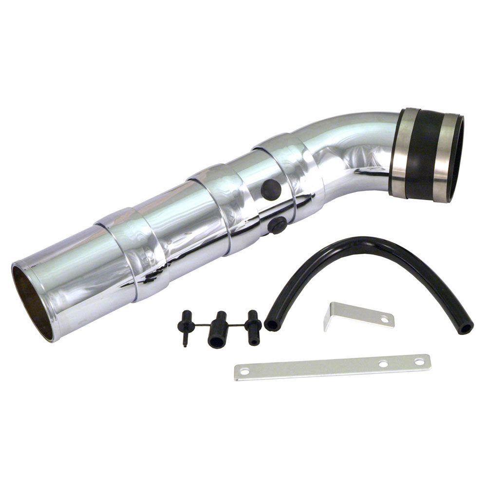 Univ Intake Tube Kit Chrome