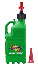 Load image into Gallery viewer, Green Sunoco Race Jug w/ Fastflo Lid &amp; Vehicle