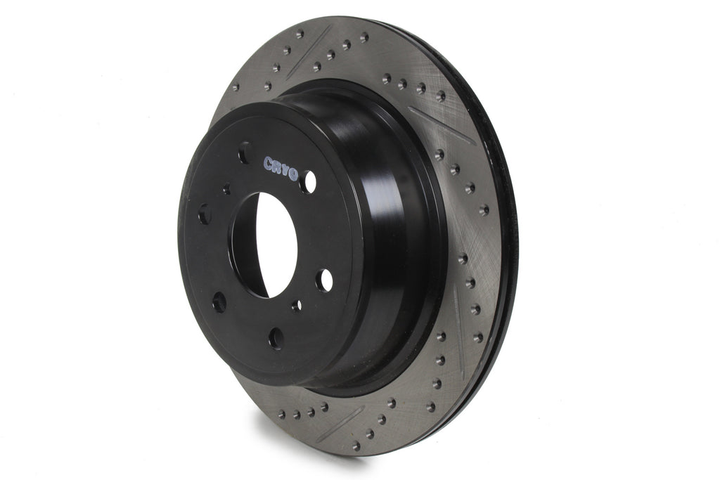 Sport Cryo Drilled/Slott ed Brake Rotor Rear