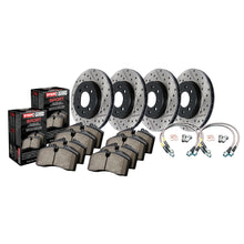 Load image into Gallery viewer, Sport Brake Kit 4 Wheel Drilled/Slotted