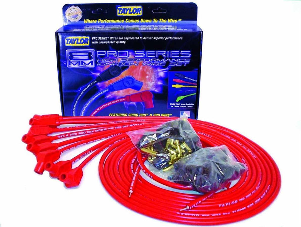 8mm Red Pro Wire 135 Deg