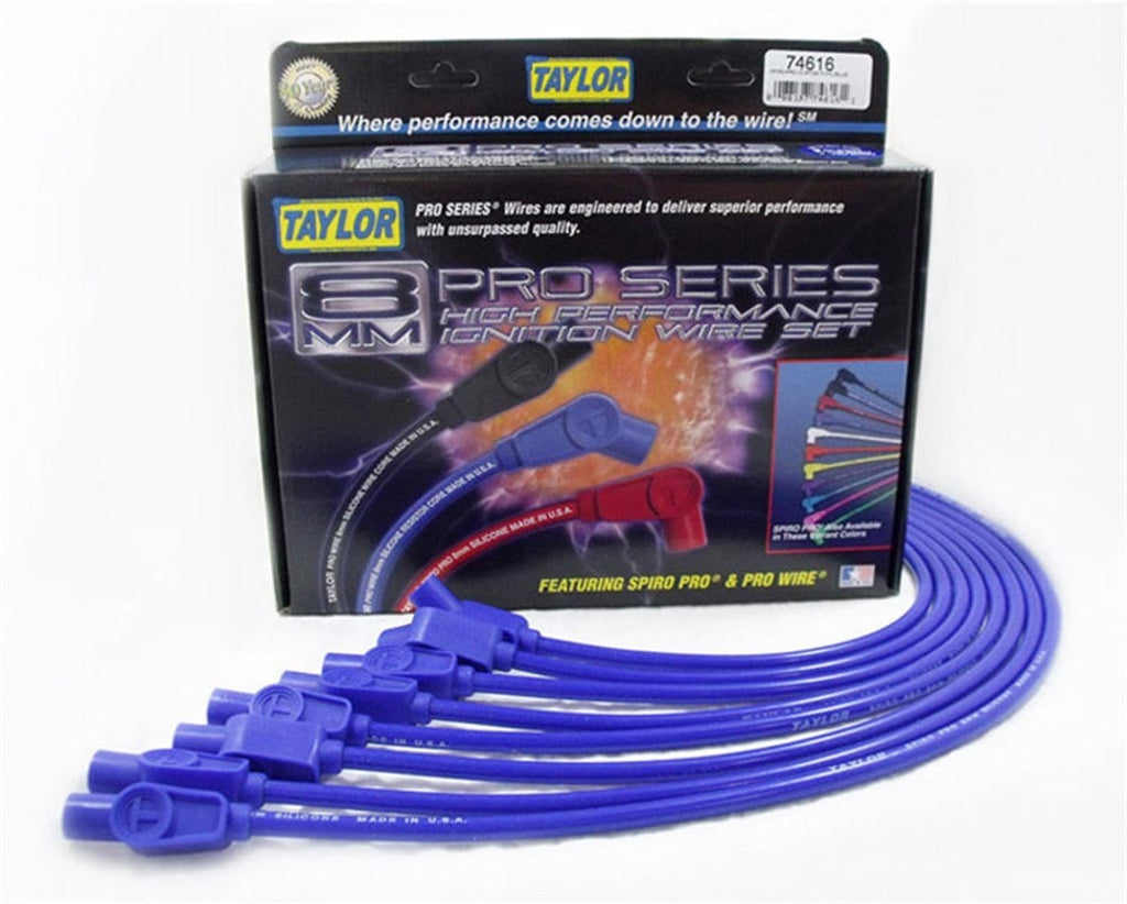 Spark Plug Wire Set 8mm Spiro-Pro Blue