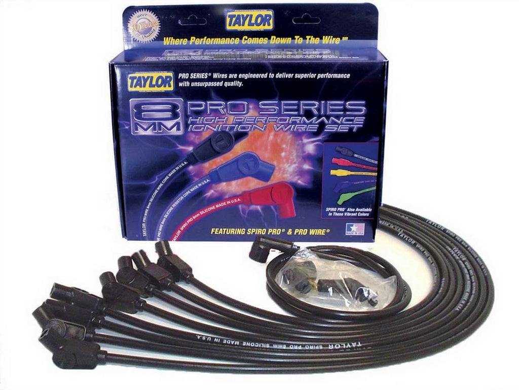 Spark Plug Wire Set 8mm Spiro Black