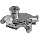 55-71 SBC Water Pump Short Chrome SuperCool