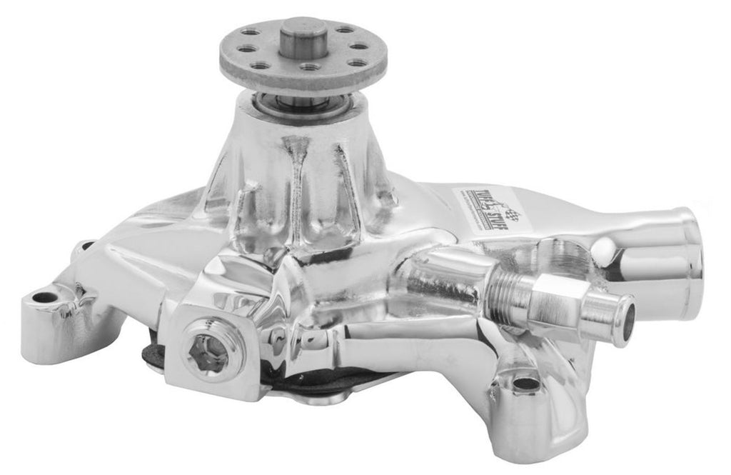 SBC Corvette Water Pump Chrome