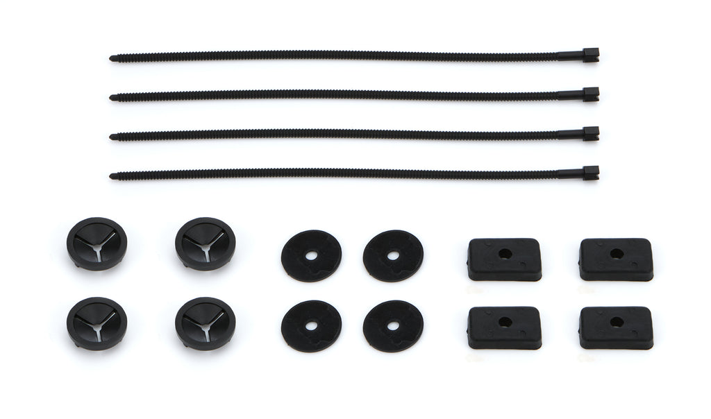 Radiator Screen Mounting Kit Ste of 4 Black Nylon