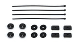 Radiator Screen Mounting Kit Ste of 4 Black Nylon