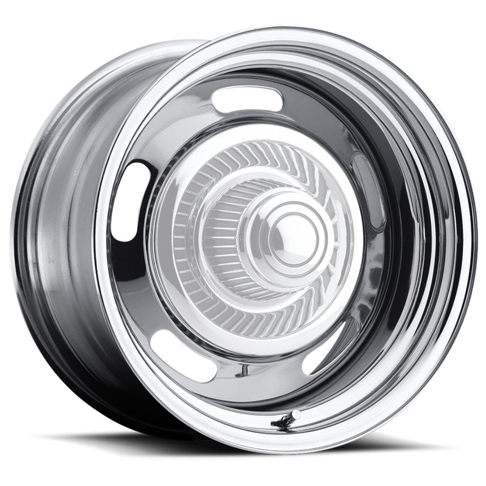 Wheel 15X8 5-4.5/4.75 Ch rome Rally Vision