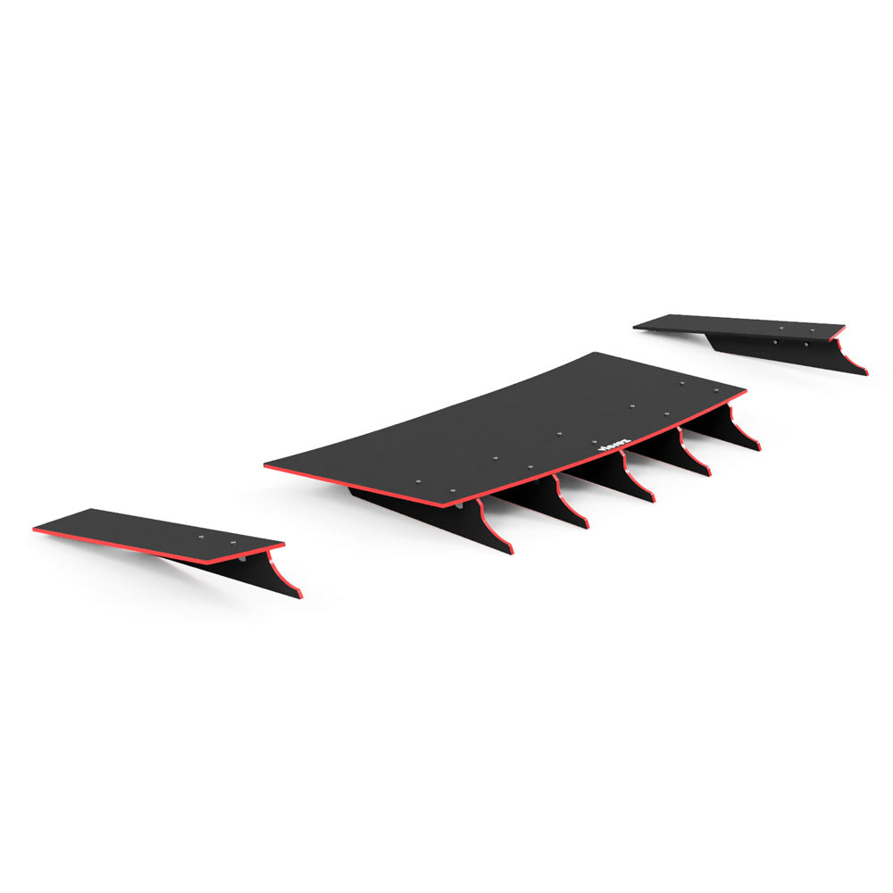 Vicrez Zonari VR5 Rear Diffuser vz104138 | Kia Stinger 2020-2024 | Matte Black