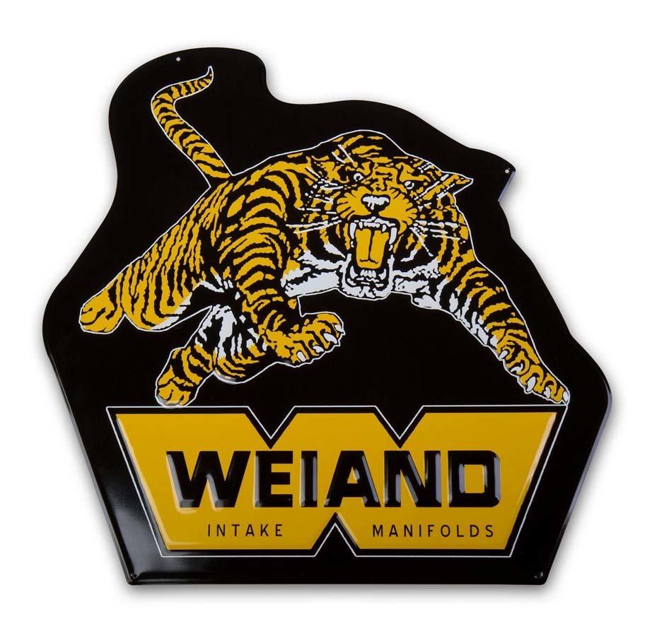 Weiand Metal Sign - Tiger