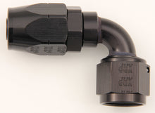 Load image into Gallery viewer, #8 90 Deg Double Swivel Hose End Black