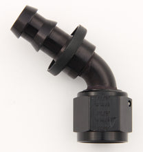 Load image into Gallery viewer, #8 60 Deg Push-On Hose End Black