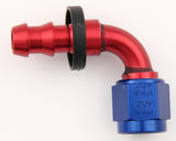 #4 90 Deg Push-On Hose End