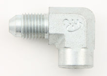 Load image into Gallery viewer, #4 to 1/8 NPT 90 Deg Gauge Adapter