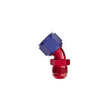 #8 45 Deg Fem Swivel to Male Flare Adapter