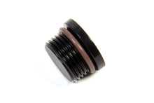 Load image into Gallery viewer, -12 ORB Internal Hex Port Plug Alum. - Black