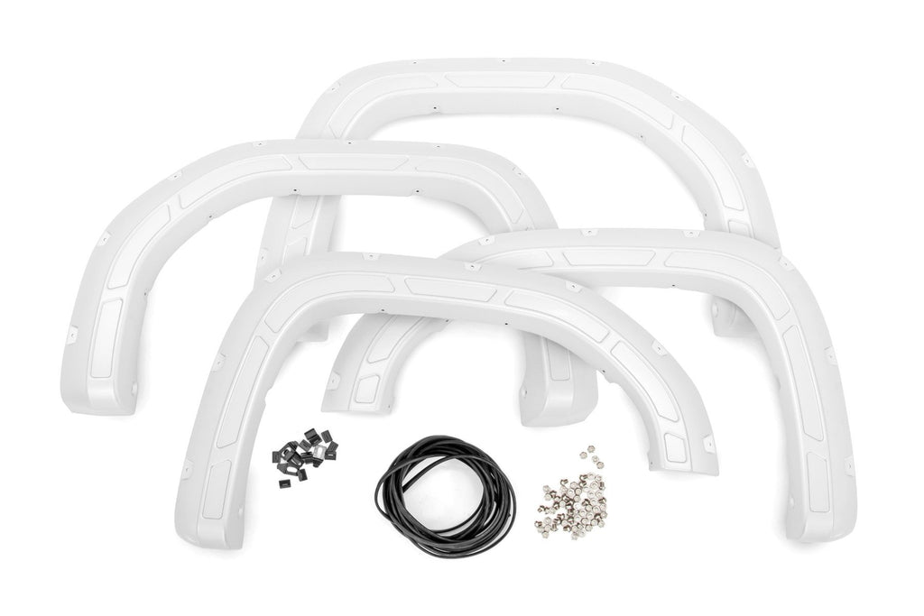 Fender Flares | Defender | GAZ Summit White | GMC Sierra 1500 (19-24)