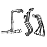 2007-2011 JEEP WRANGLER 3.8L 1-5/8 LONG TUBE HEADERS W/CATS Y PIPE (TITANIUM )