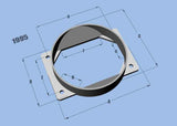 Mass Air Flow Sensor Adapter Plate, for Mitsubishi Applications