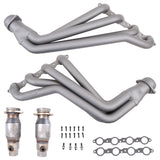 10-15 CAMARO LS3/L99 1-7/8 LONG TUBE HEADERS W/CATS (TITANIUM CERAMIC)