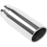 Single Exhaust Tip - 2.5in. Inlet/3.5in. Outlet