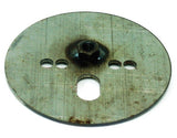 Air spring patten plate with 7/16 nut, centered, 1/8