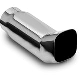 Single Exhaust Tip - 2.25in. Inlet/3 x 3in. Outlet