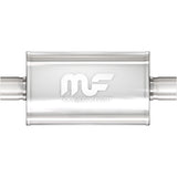 Straight-Through Performance Muffler; 4in. Center/Center;  5x14x8 Body