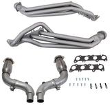 15-23 MUSTANG GT 1-3/4 LONG TUBE HEADERS PLUS SHORT MID PIPE (TITANIUM CERAMIC)