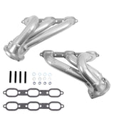 2006-10 CHARGER CHALLENGER 3.5L SHORTY EXHAUST HEADERS (POLISHED SILVER CERAMIC)