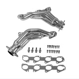 2011-24 DODGE CHALL CHARGER 6.4L 1-7/8 SHORTY HEADERS (POLISHED SILVER CERAMIC)