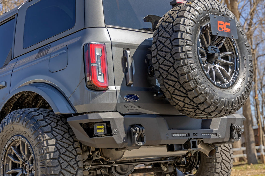 Rear Bumper | Black Series LED | 6" Pair | Slim Line | | Ford Bronco (21-24)