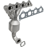 Catalytic Converter with Integrated Exhaust Manifold