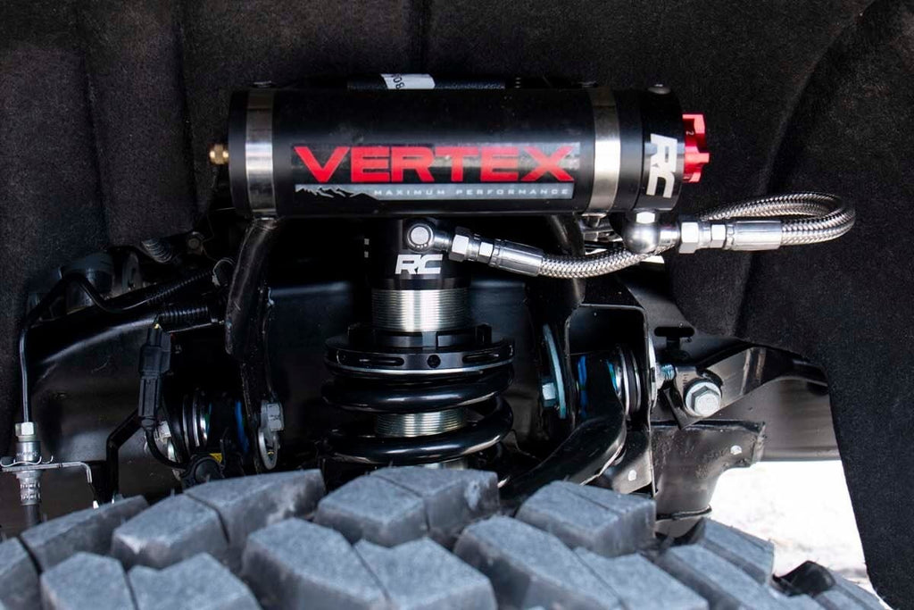 Vertex 2.5 Remote Reservoir Leveling Coilovers | 2 Inch | Chevy/GMC 1500 (19-24)