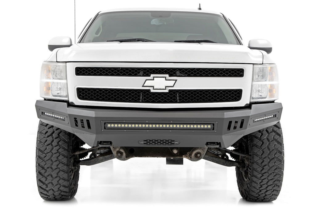 Front High Clearance Bumper | BLK LEDs | Chevy Silverado 1500 2WD/4WD (07-13)