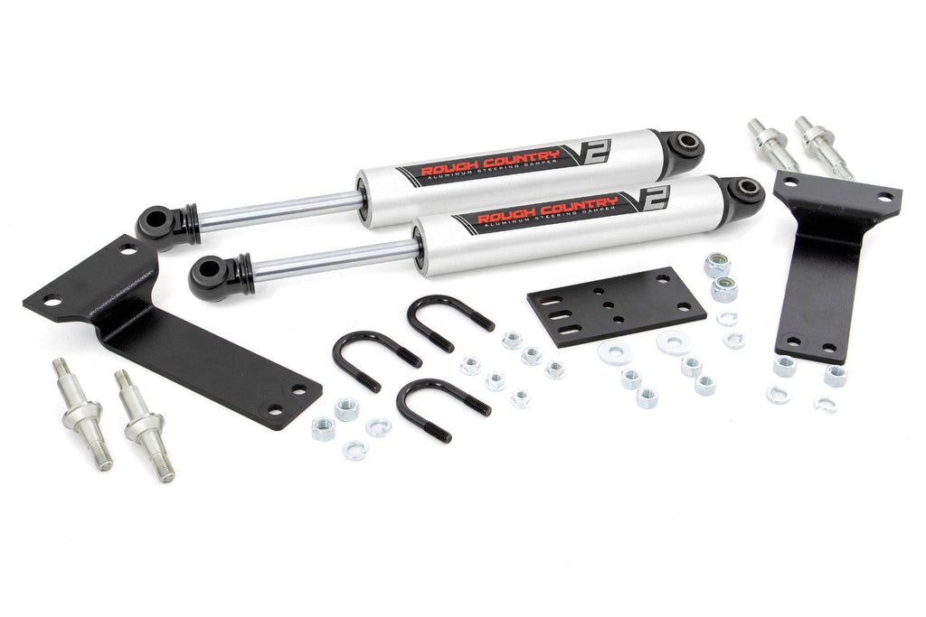 V2 Steering Stabilizer | Dual | 2-8 Inch Lift | Ford Excursion (00-05)/Super Duty (99-04)