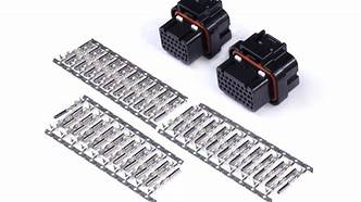 Plug and Pins Only AMP 26 & 34 Pin 4 Row 3 Key Superseal Set