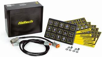 Haltech Keypad 3 x 5 - CAN Keypad 15 inputs, Amber Backlight.