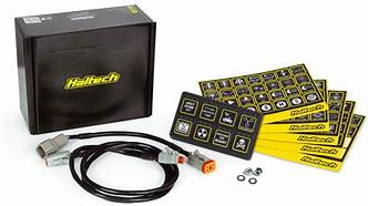 Haltech CAN Keypad 2 x 4 - CAN Keypad 8 inputs, Amber Backlight.