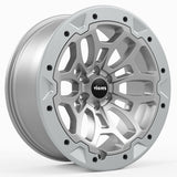 TRX Beadlock Style Matte Gray with Forged Beadlock Wheel (22