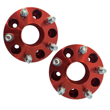 Load image into Gallery viewer, Vicrez 2 inch Red Wheel Spacer Pair | 5x127 Hubcentric Forged Spacers vzn123912